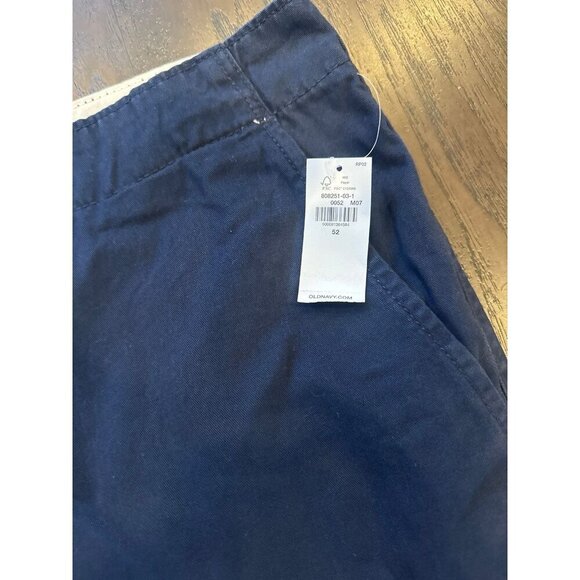 NWT Old navy - Men’s deep blue work shorts size 52 -B11 - Picture 2 of 4